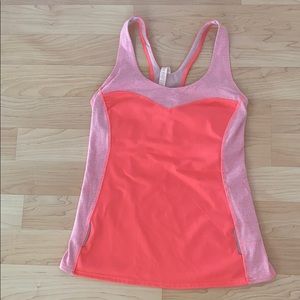 Lucy athletic built in bra top